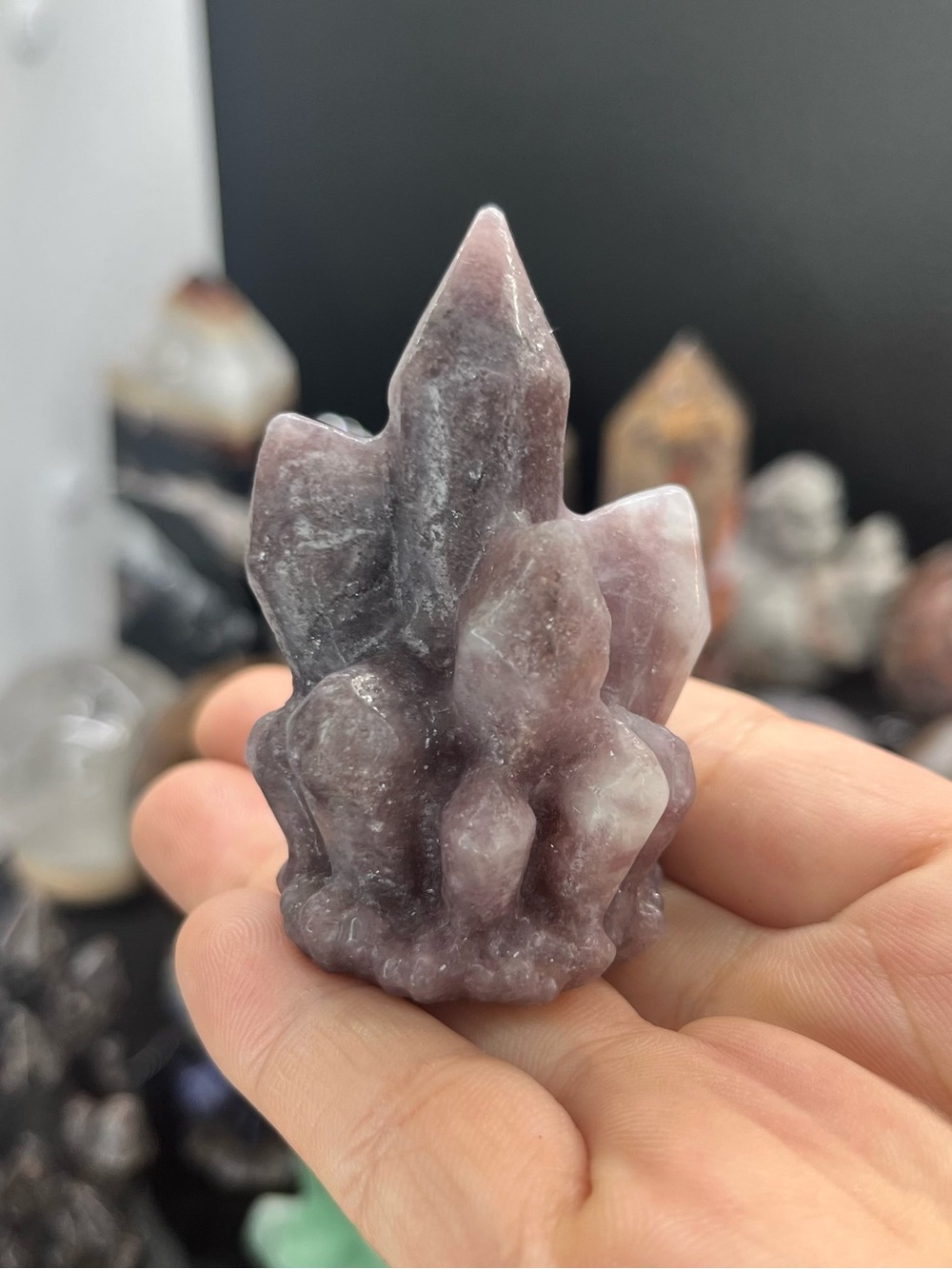 Crystal Cluster Carving